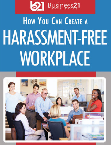 How You Can Help Create a Harassment-Free Workplace