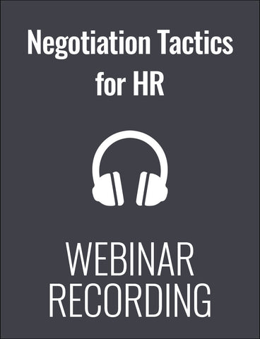 Negotiation Tactics for HR Professionals