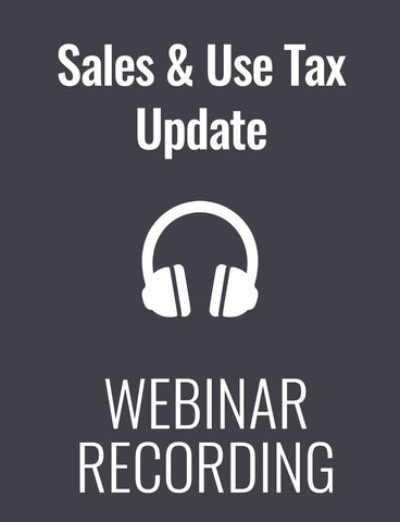 Sales & Use Tax: Affiliate Nexus Rules and the Marketplace Fairness Act