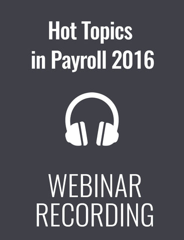 Payroll Mid-Year Hot Topics